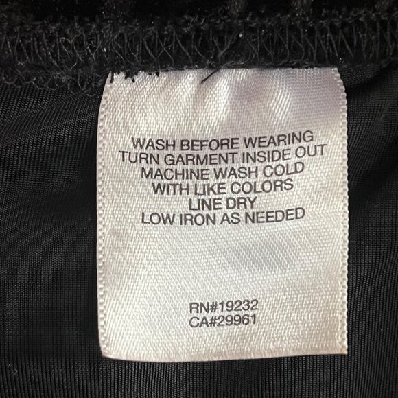 Alfred Dunner Womens Classic Fit Tapered Leg Stretch Black Velvet Pants 18W - Picture 5 of 7